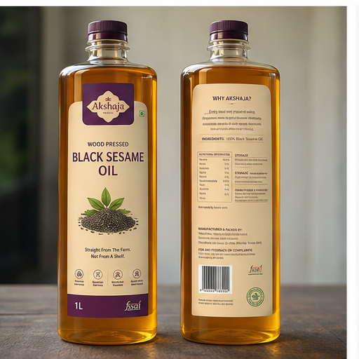 నల్ల నువ్వుల నూనె Black Sesame Oil